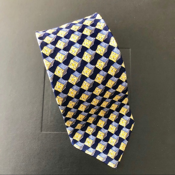 Ermenegildo Zegna- 100% Silk Men’s Tie - Picture 2 of 8